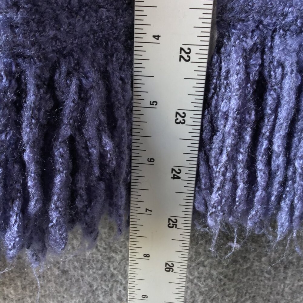 Ruby Rd. Boho Fringe Trim Acrylic Blend Sweater S… - image 4